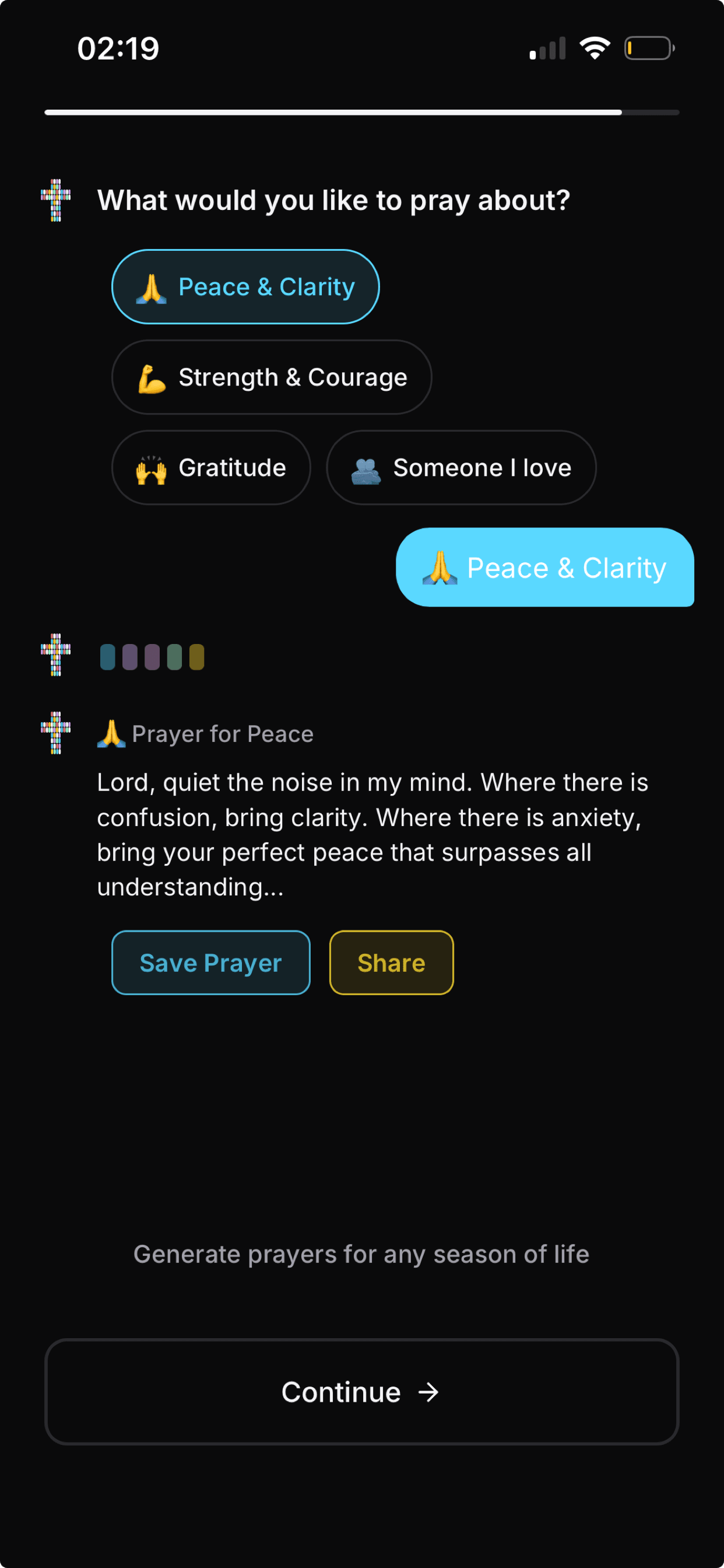 Prayer Journal screenshot